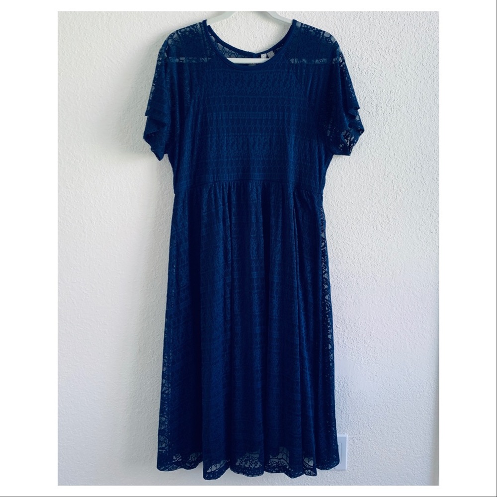 ASOS - Navy Blue Maternity Dress